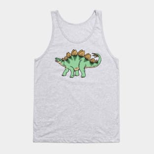 Happy Stegosaurus Tank Top